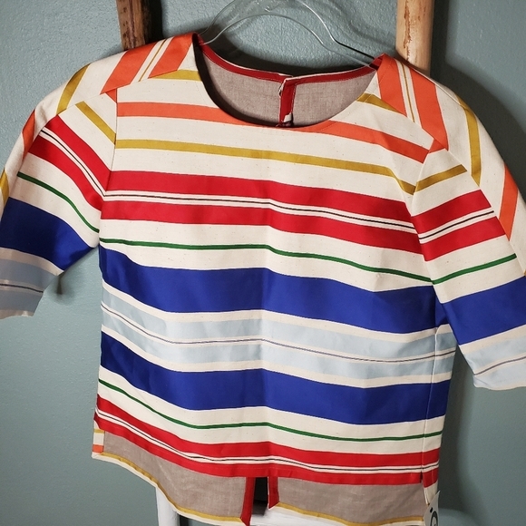 NWT Stella McCartney button back silk top size 42 - Picture 3 of 15